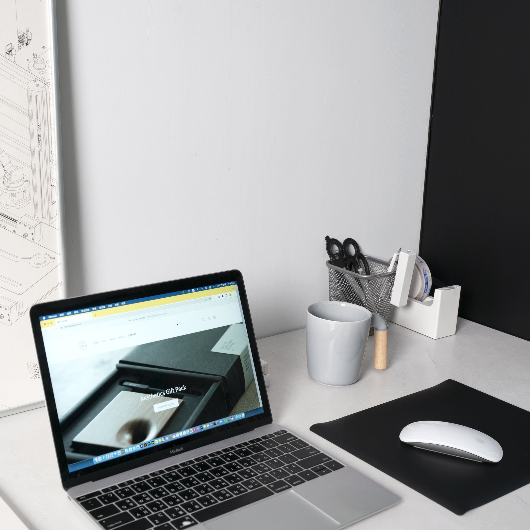 Mouse Pad (vegan leather, Sponge PU)