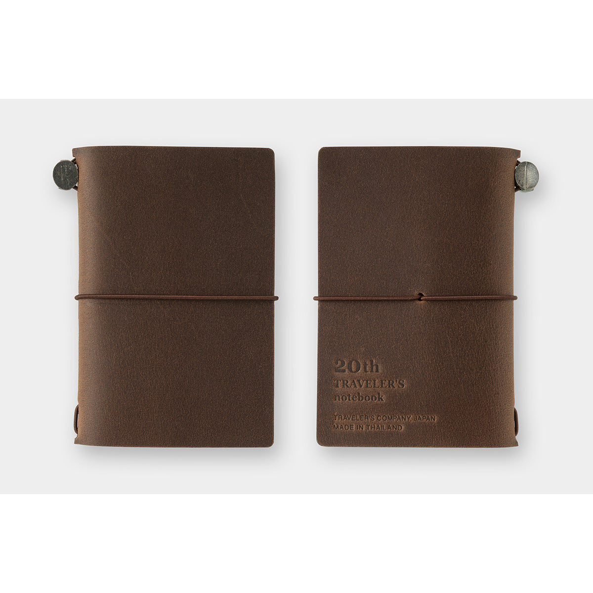 TRAVELER’S notebook Card Size 20th Anniversary Set Brown