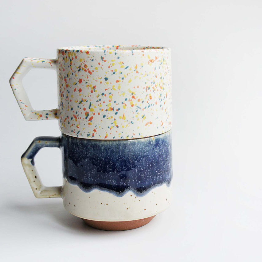 CHIPS stackMUG  - splash white-orange