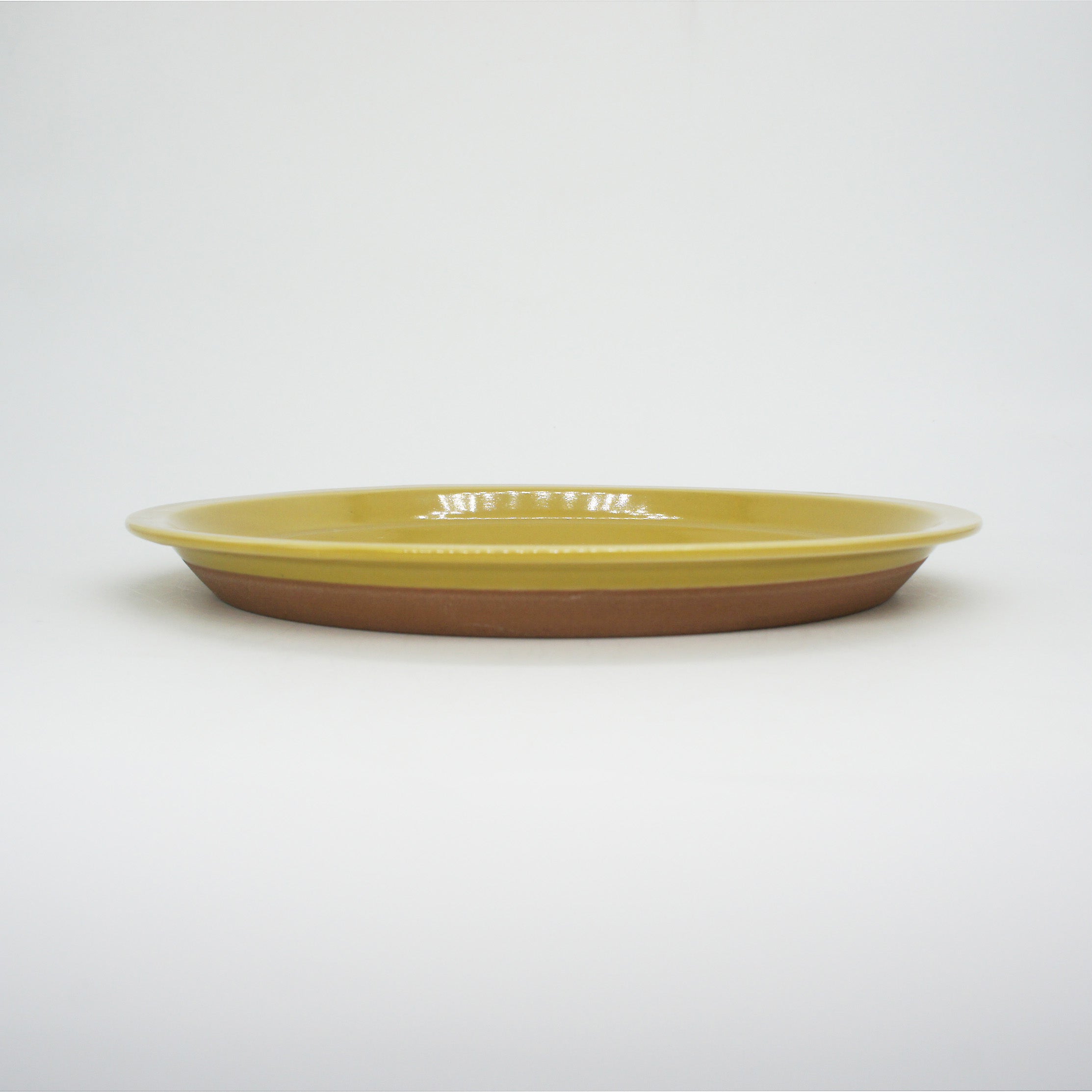 CHIPS PLATE L - solid mustard