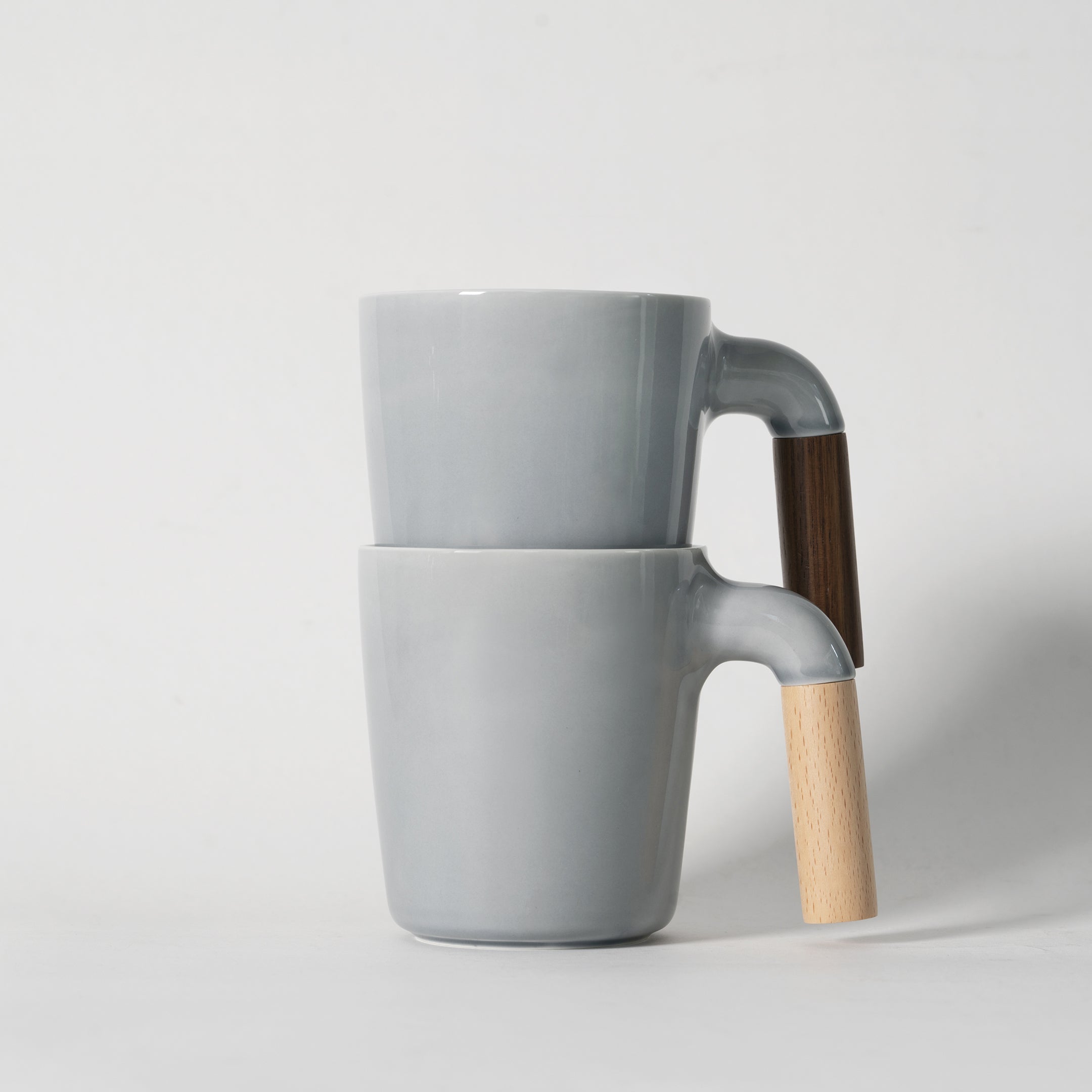 Mugr Cloud Beech -  (ceramic, beech wood)