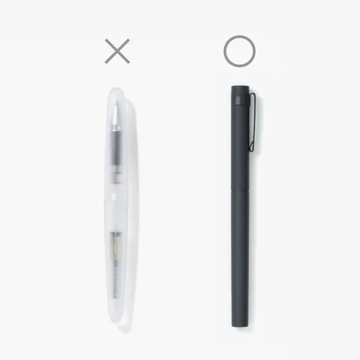 Aluminium pen - Replacement nib Rollerball pen - Fountain