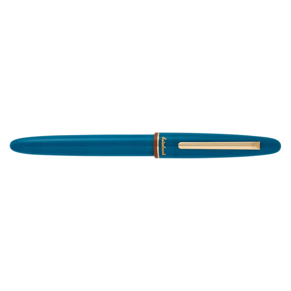 Back to the Lands Estie Fountain Pen / Funky Lake / Gold