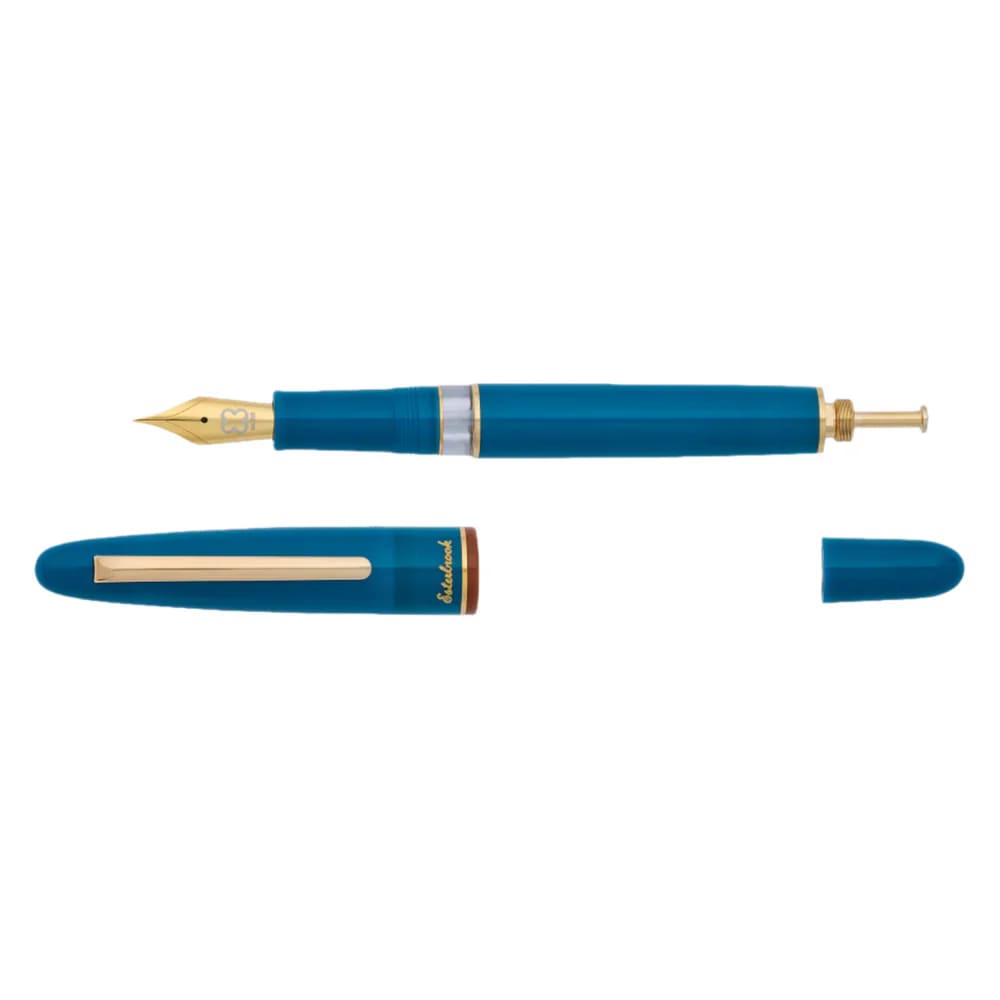 Back to the Lands Estie Fountain Pen / Funky Lake / Gold