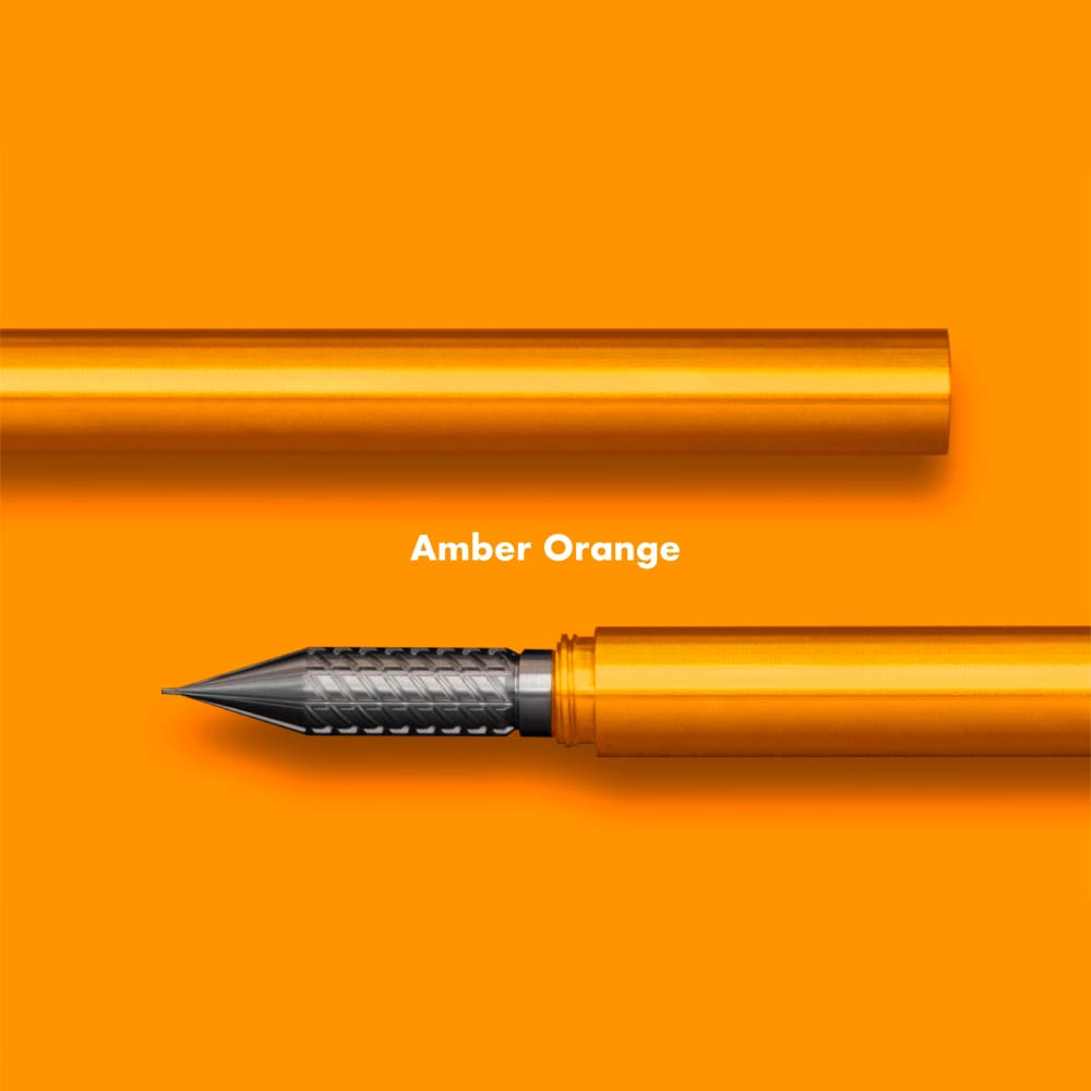 Barrel - Classical material L - Amber Orange - Barrel