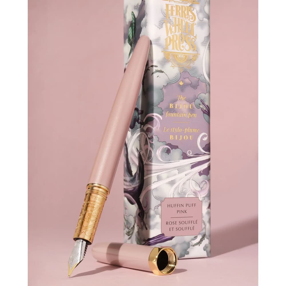 Bijou Fountain Pen - Huffin Puff Pink - Fine - Fountain Pen