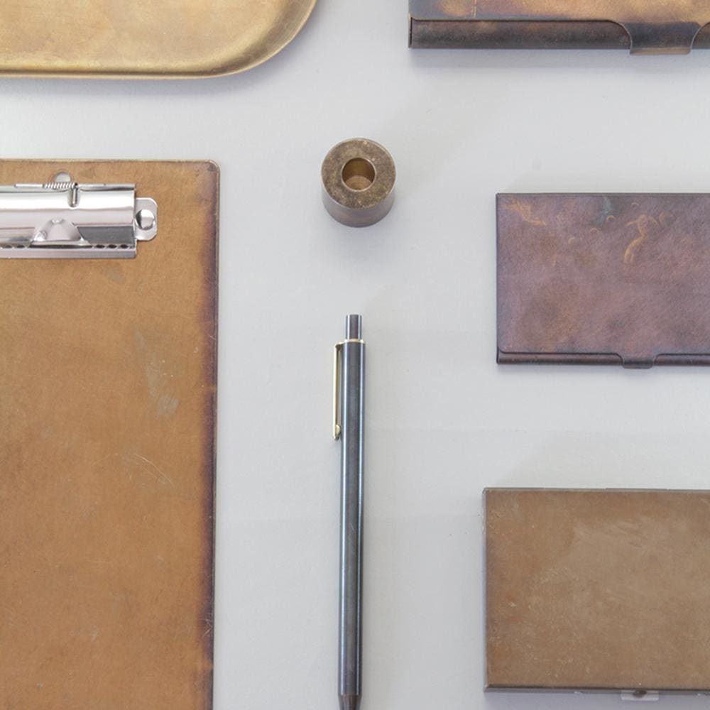 BRASS BOX CARDCASE RUST - Cardcase