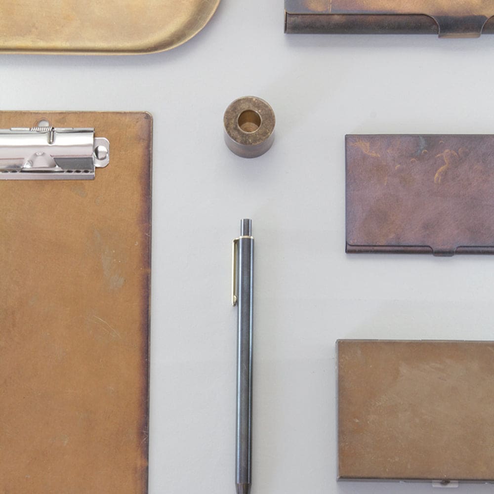 BRASS BOX CARDCASE RUST - Cardcase