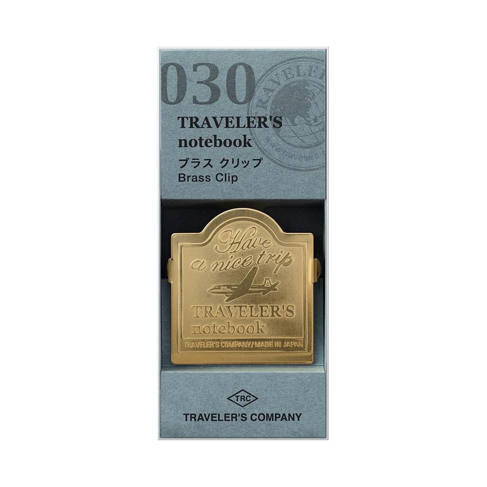 TRAVELER’S notebook Brass Clip Airplane - Clip