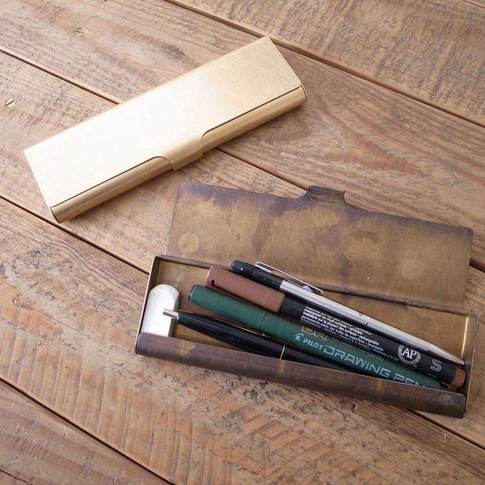 BRASS PEN CASE SOLID - Pen Case