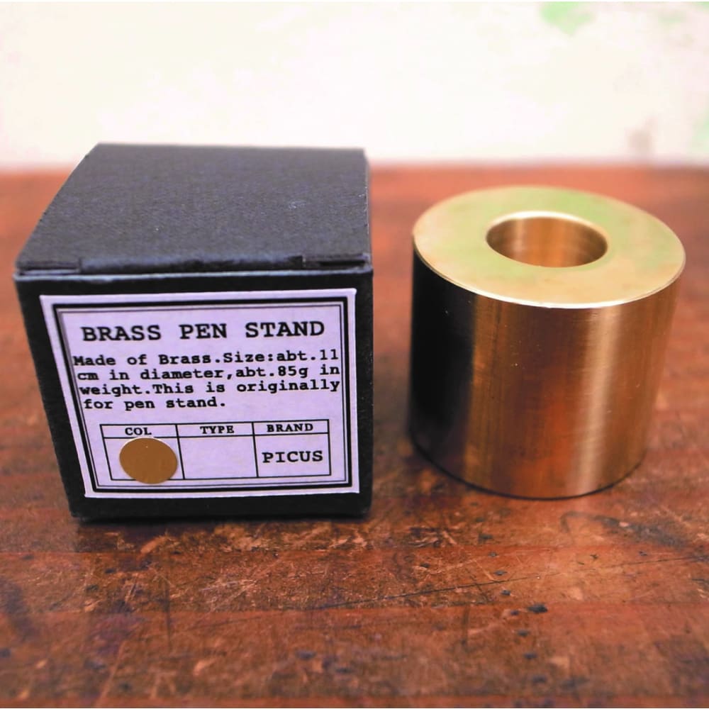 BRASS PEN STAND SOLID - Pen Stand