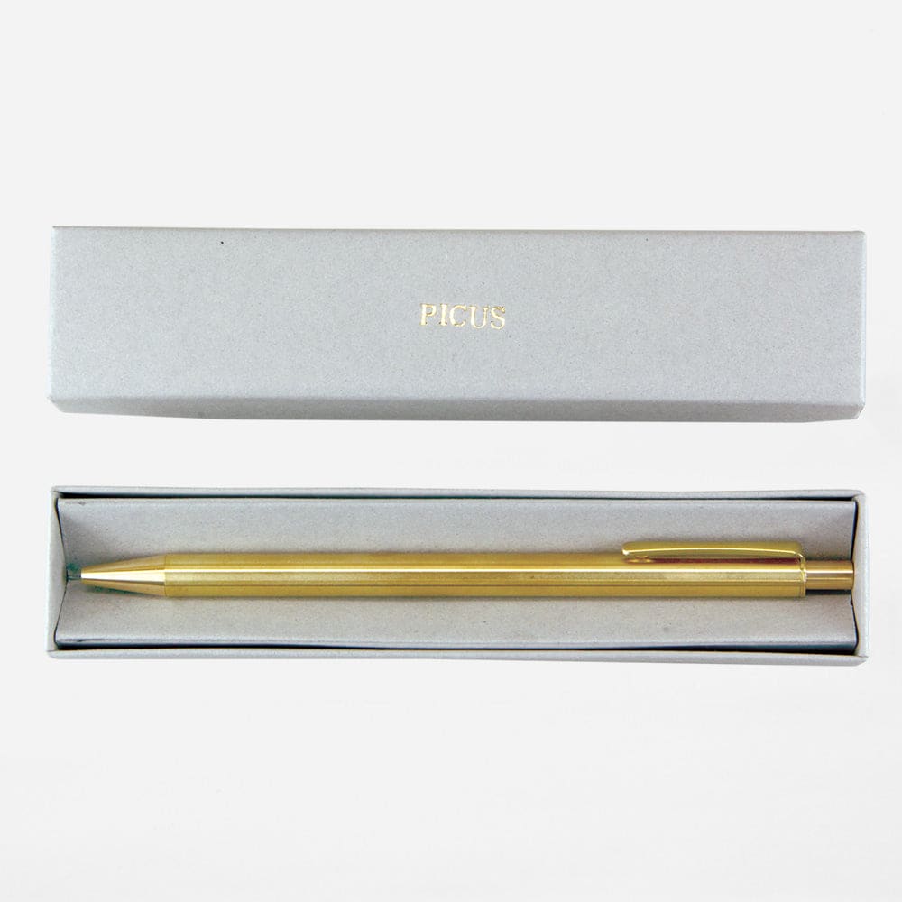 BRASS RETRACTABLE PEN HANMON JYUNGIN - Ballpoint Pen
