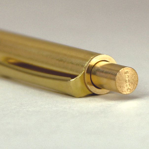BRASS RETRACTABLE PEN HANMON JYUNGIN - Ballpoint Pen