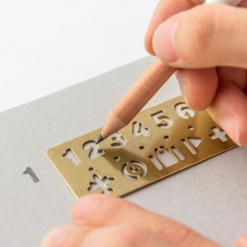 BRASS Template Bookmark Number - Bookmark