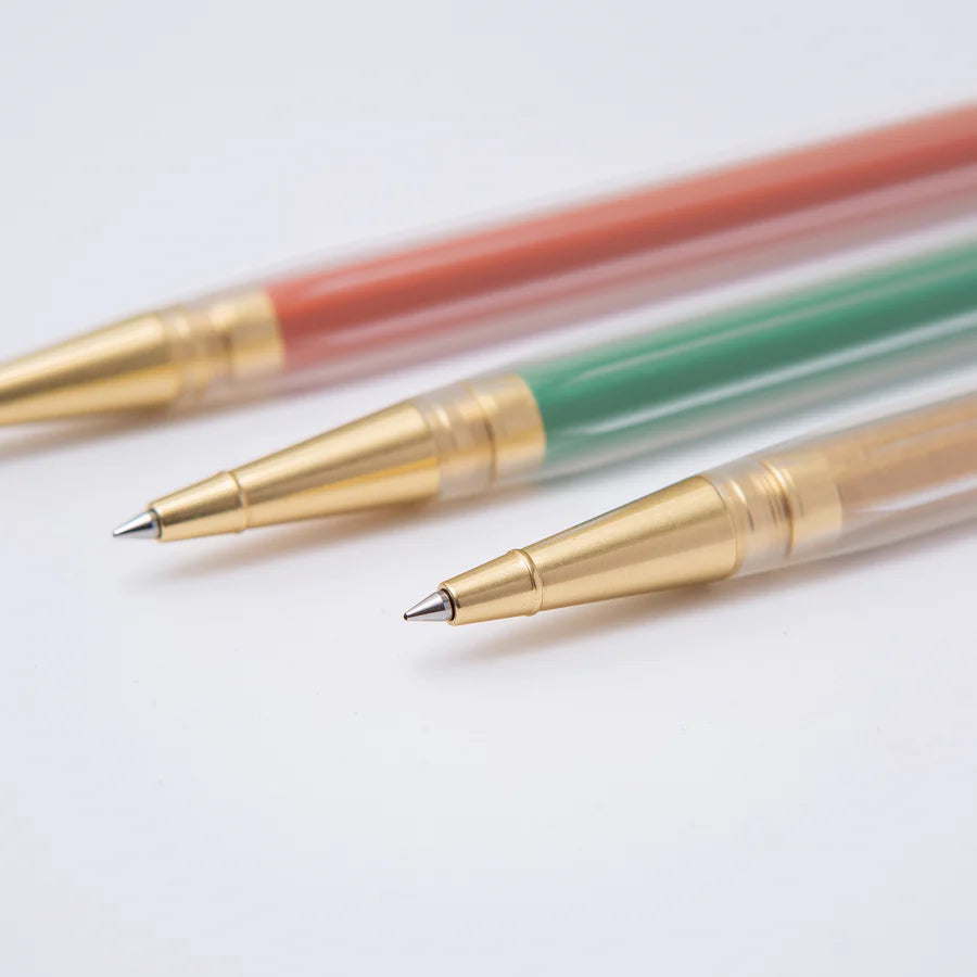 Glamour Evolve - Elemental Rollerball Pen - Brass Gold