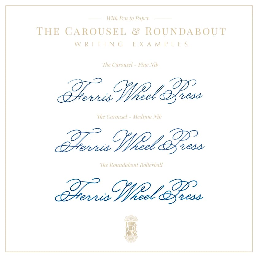 Carousel Pen - Fine - French Vanilla - Fountain Pen