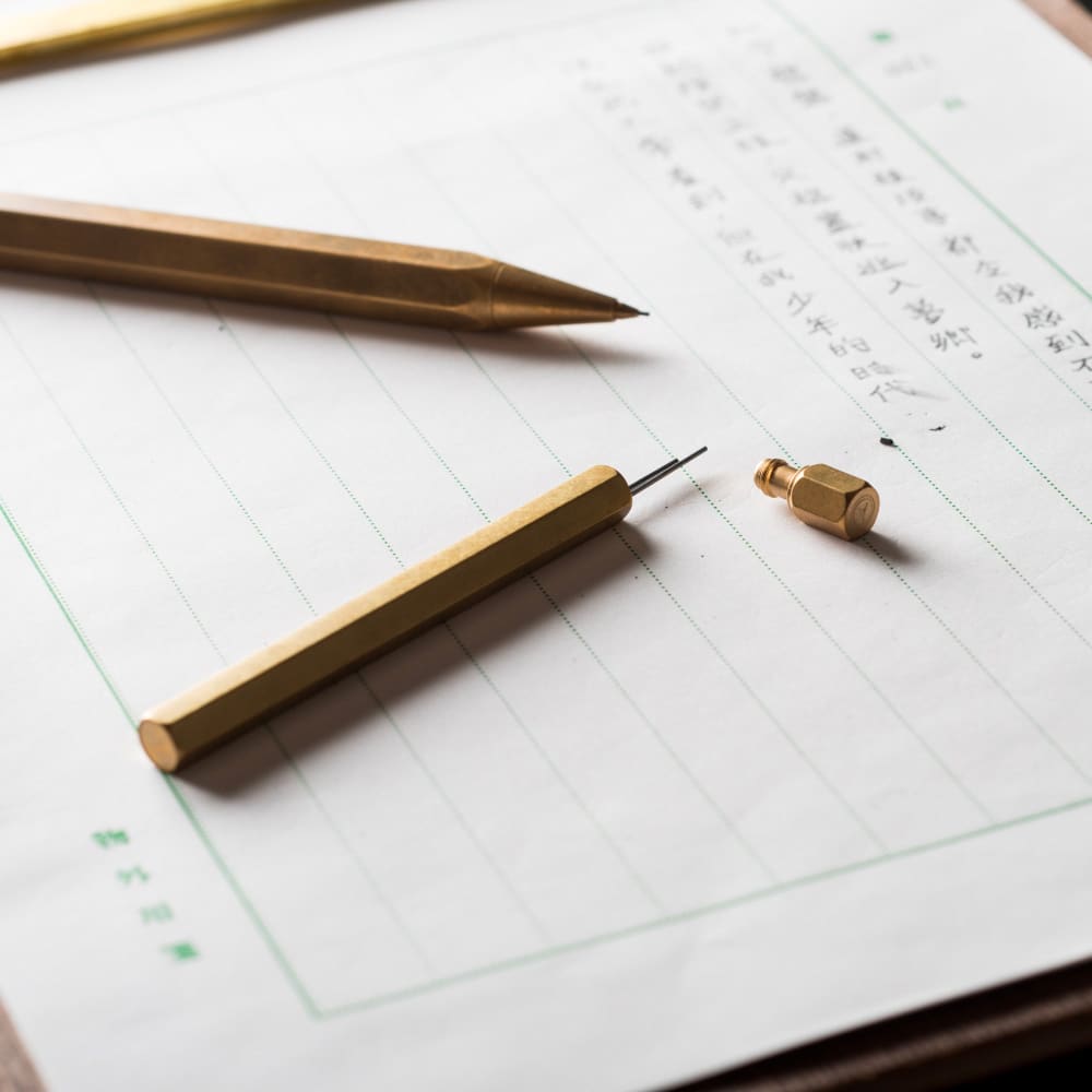 Classic Reflect-Pencil lead box(Brass) - PENCIL LEAD BOX