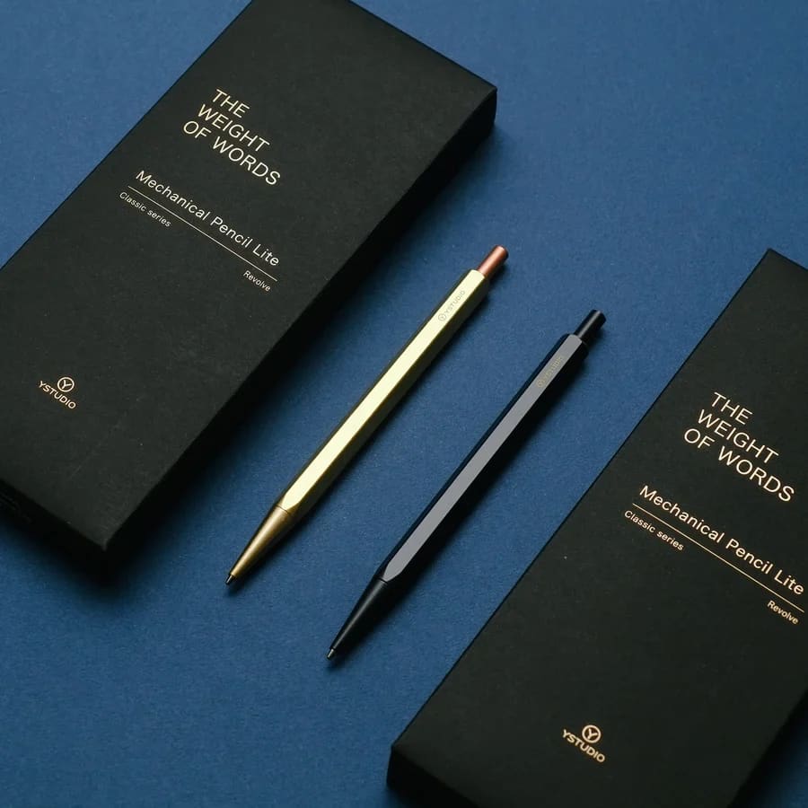 【Classic Revolve - Mechanical Pencil Lite】Brass - Pencil