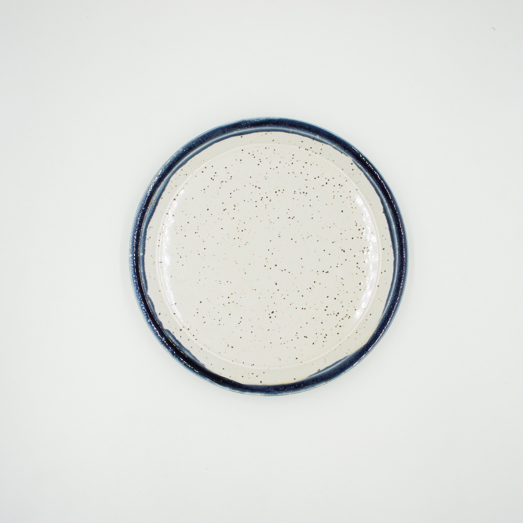 CHIPS PLATE L - white-navy drop