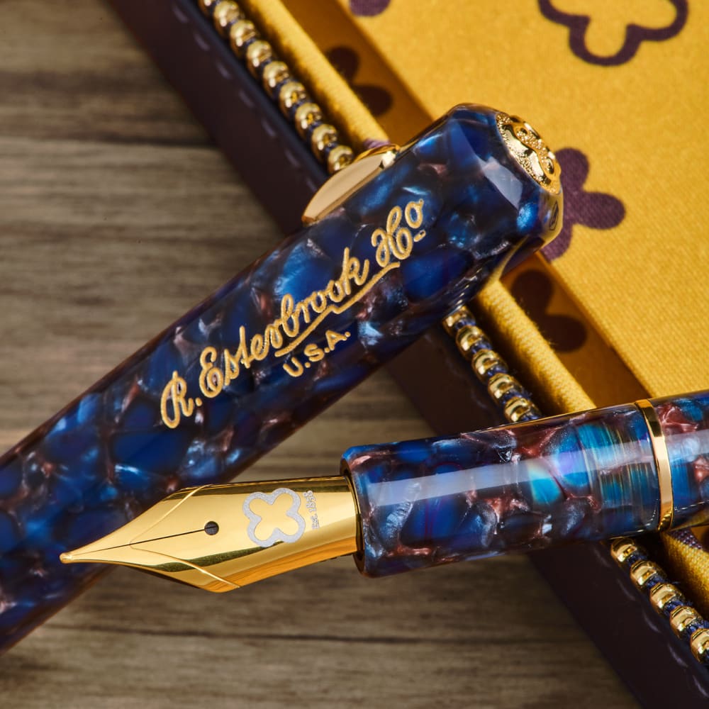 Esterbrook Niblet Nouveau Bleu / GT FP - F - Fountain Pen