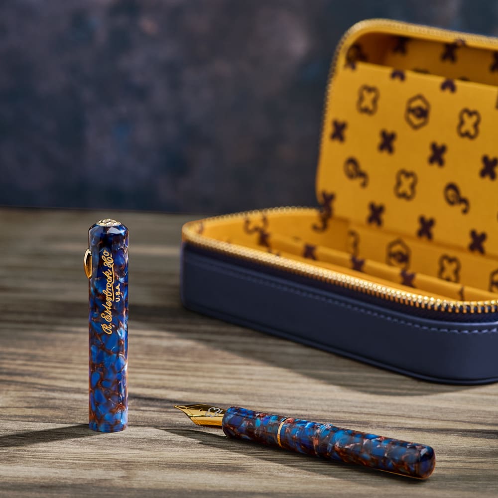 Esterbrook Niblet Nouveau Bleu / GT FP - F - Fountain Pen