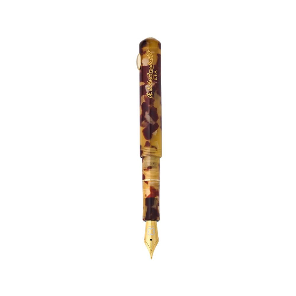 Esterbrook Niblet Tortoise / GT FP - F - Fountain Pen
