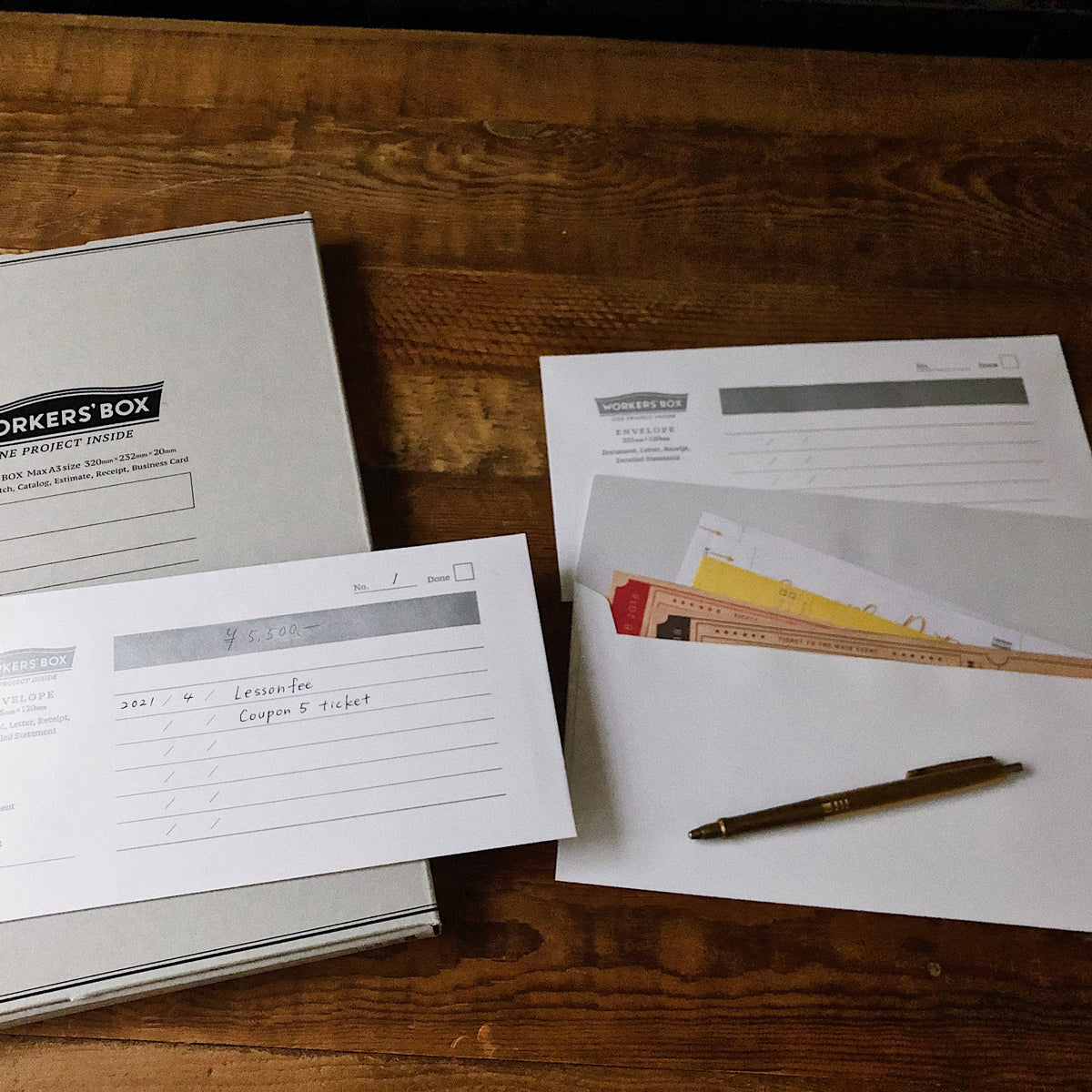 WORKERS'BOX ENVELOPE（5/set）