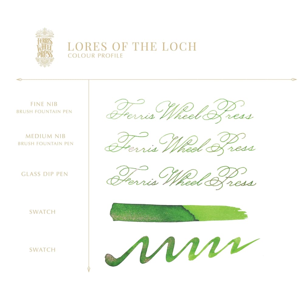 Ferritales 10ml Fountain Pen Ink - Lores of the Loch - Ink