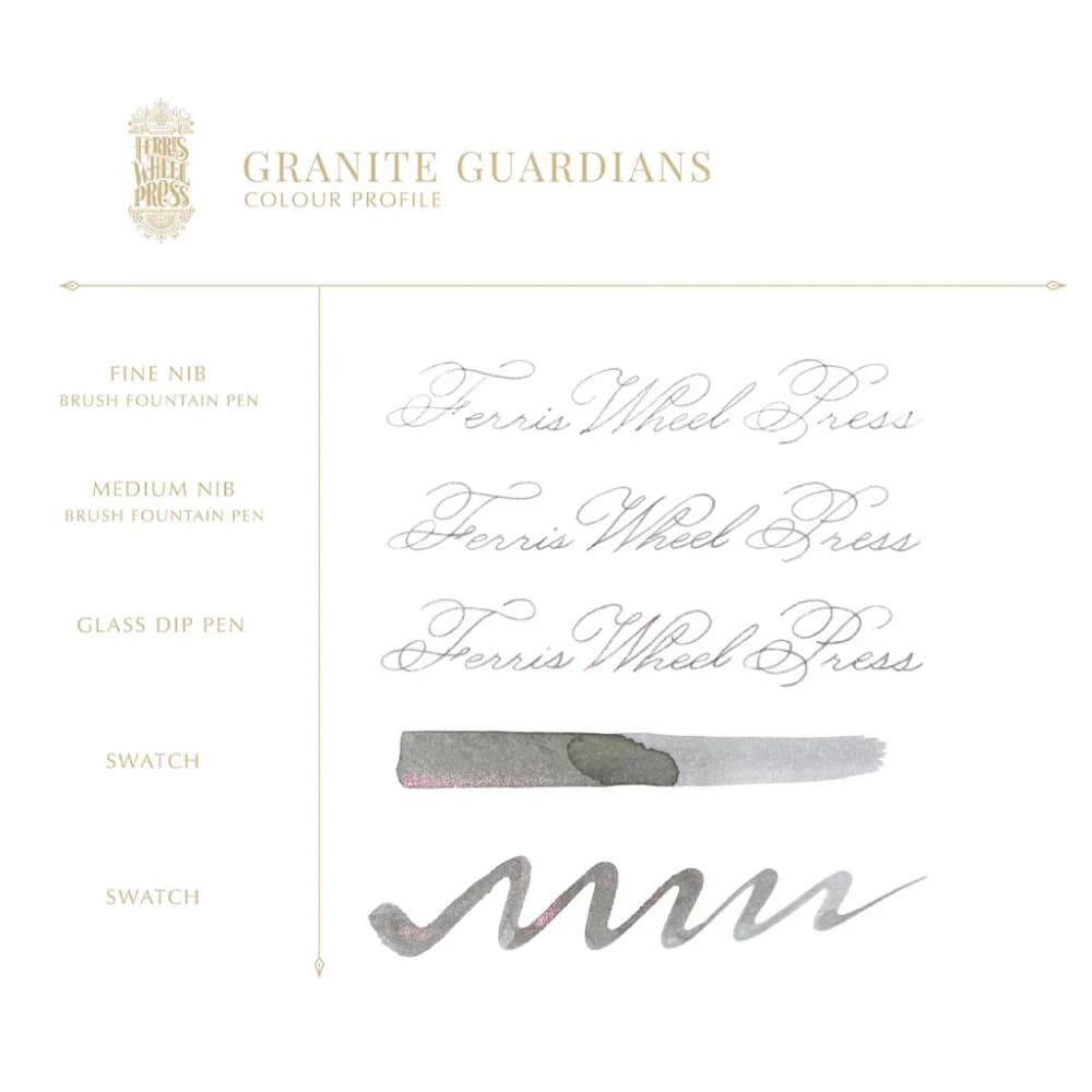 Ferritales 20ml Fountain Pen Ink - Granite Guardians - Ink