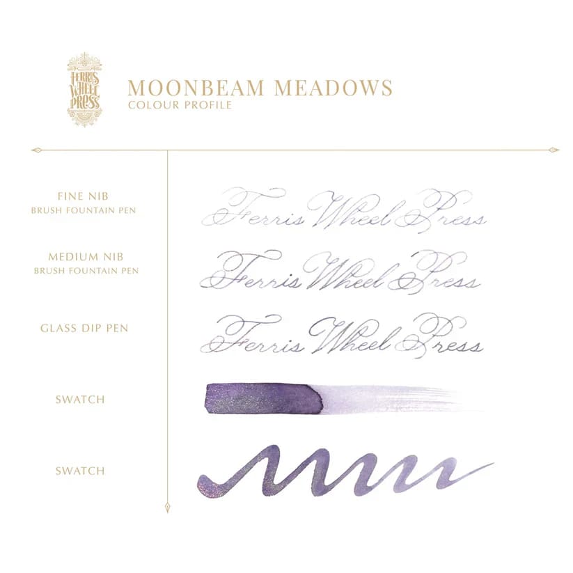 Ferritales 20ml Fountain Pen Ink - Moonbeam Meadows - Ink