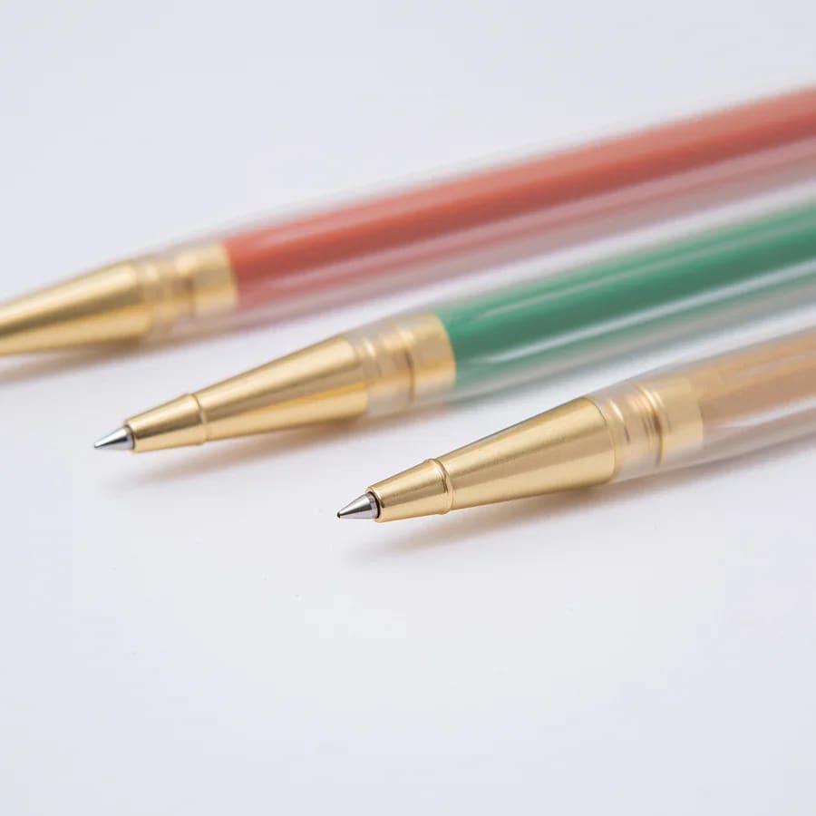 Glamour Evolve - Elemental Rollerball Pen - Clear Green