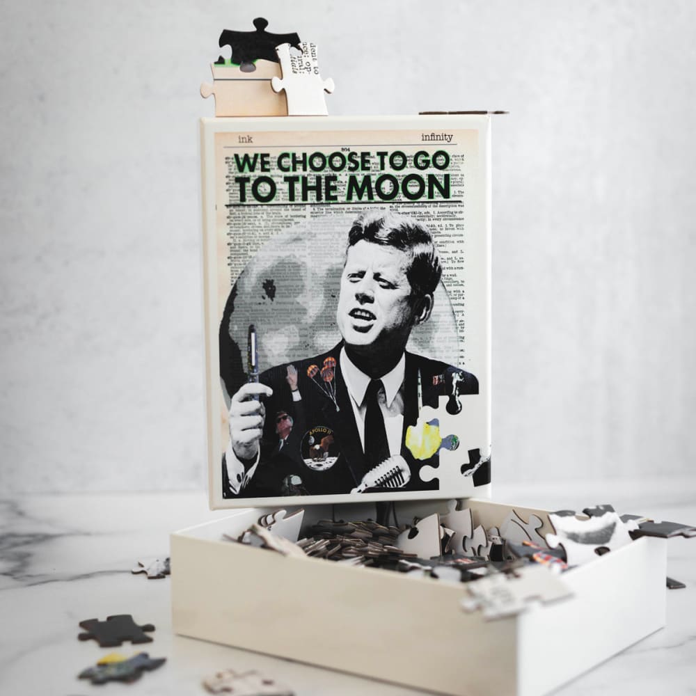JFK Moon Puzzle - Fountain Pen