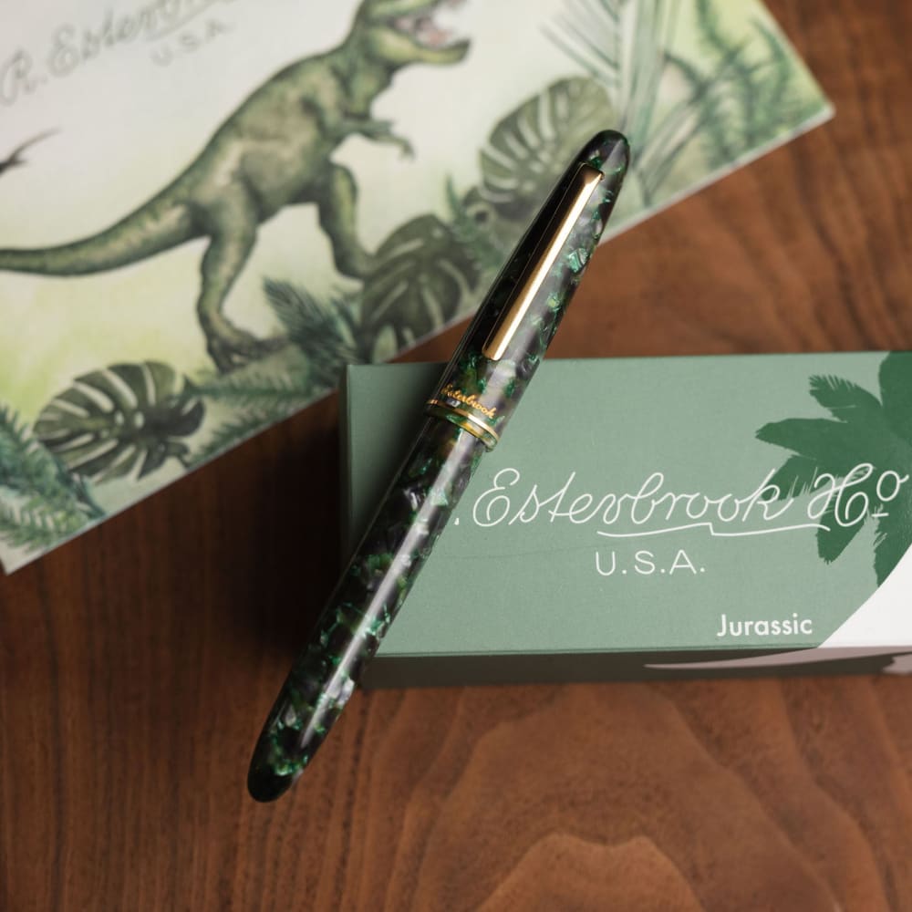Jurassic Estie - Gold Trim - Ballpoint - FOUTAIN PEN