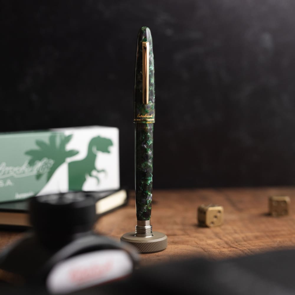 Jurassic Estie - Gold Trim - Rollerball - FOUTAIN PEN
