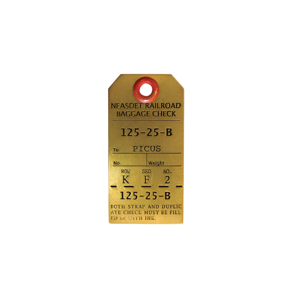 LUGGAGE TAG KEY-HOLDER TEXT BK - Key Tag