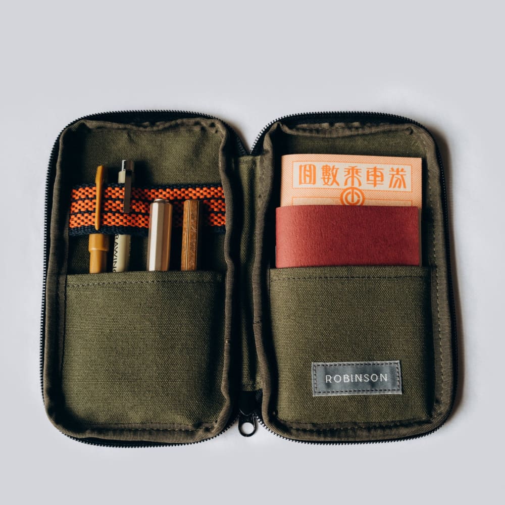 Pencil case ANYTHINGxROBINSON Green - Pouch