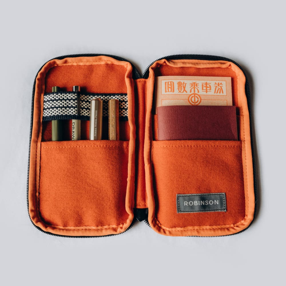 Pencil case ANYTHINGxROBINSON Orange - Pouch