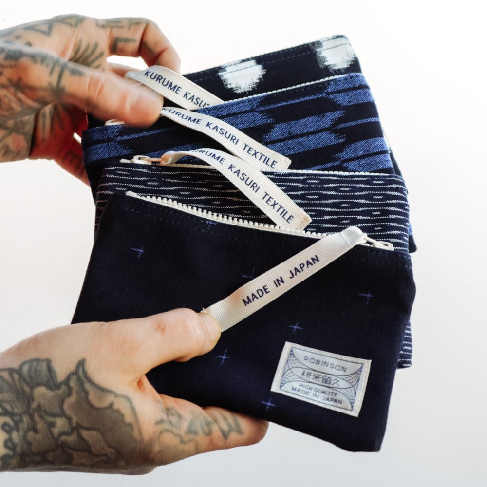 Pouch M Rippling wave Navy/White - POUCH