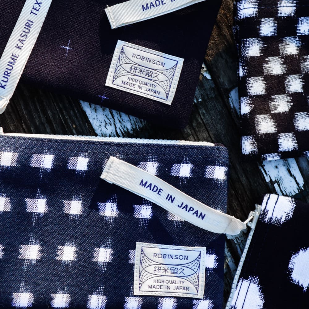 Pouch M Small cross Navy/Blue - POUCH