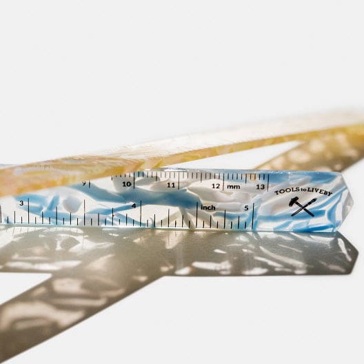 ruler / blue & white - Ruler