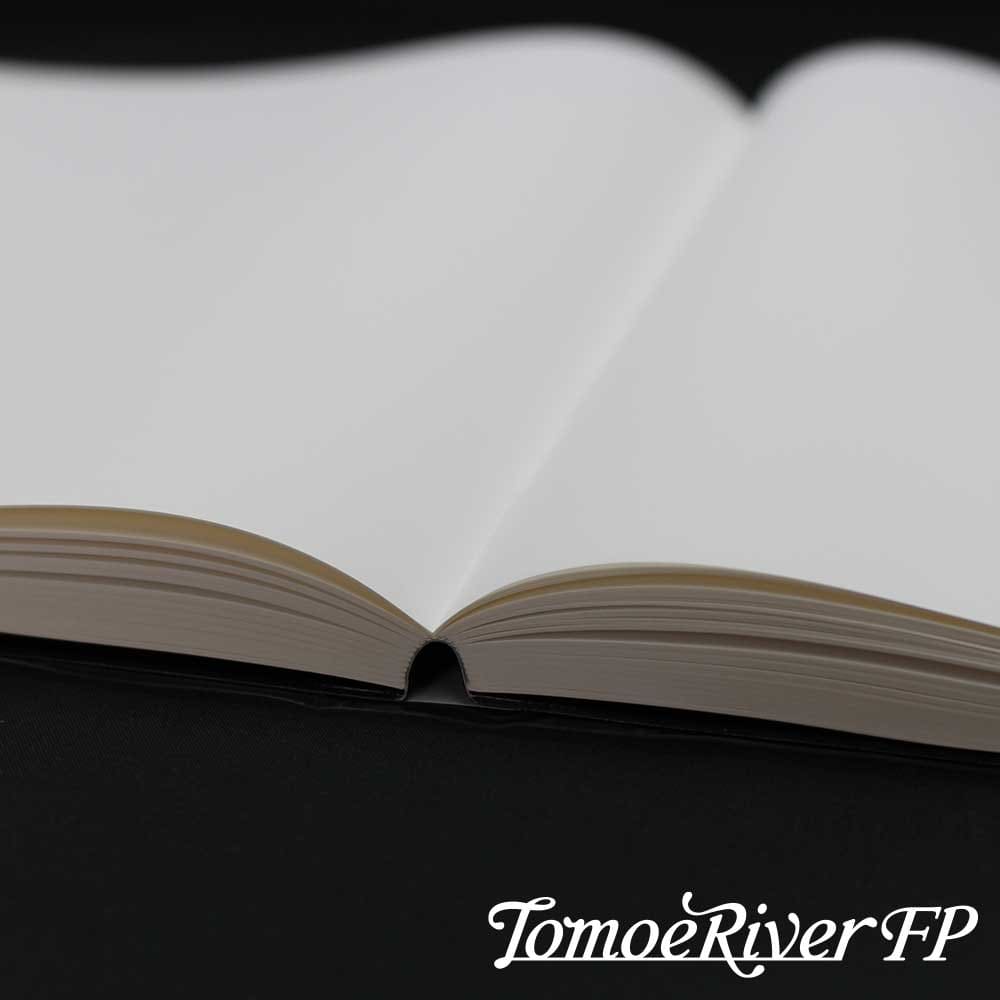Tomoeriver Notebook hardcover Plain / A5 / White / 52 g/m2 -
