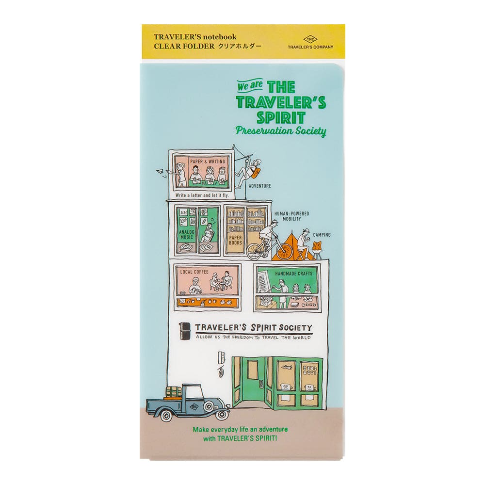 TRAVELER’S notebook Clear Folder 2026 Regular size