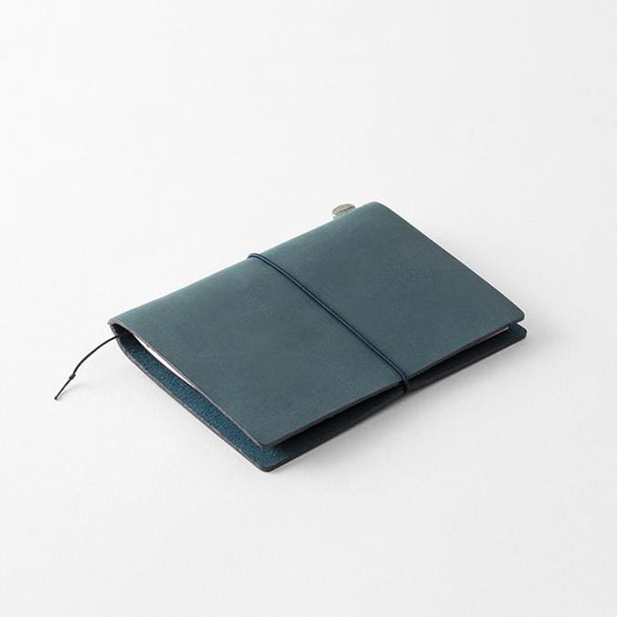 TRAVELER’S notebook cover Blue in Leather - Passport Size -