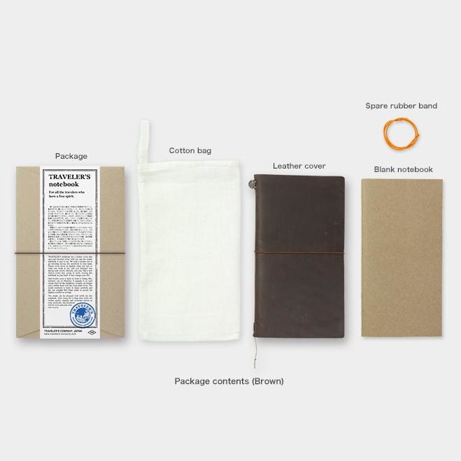 TRAVELER’S notebook cover Brown in Leather - TRAVELER’S