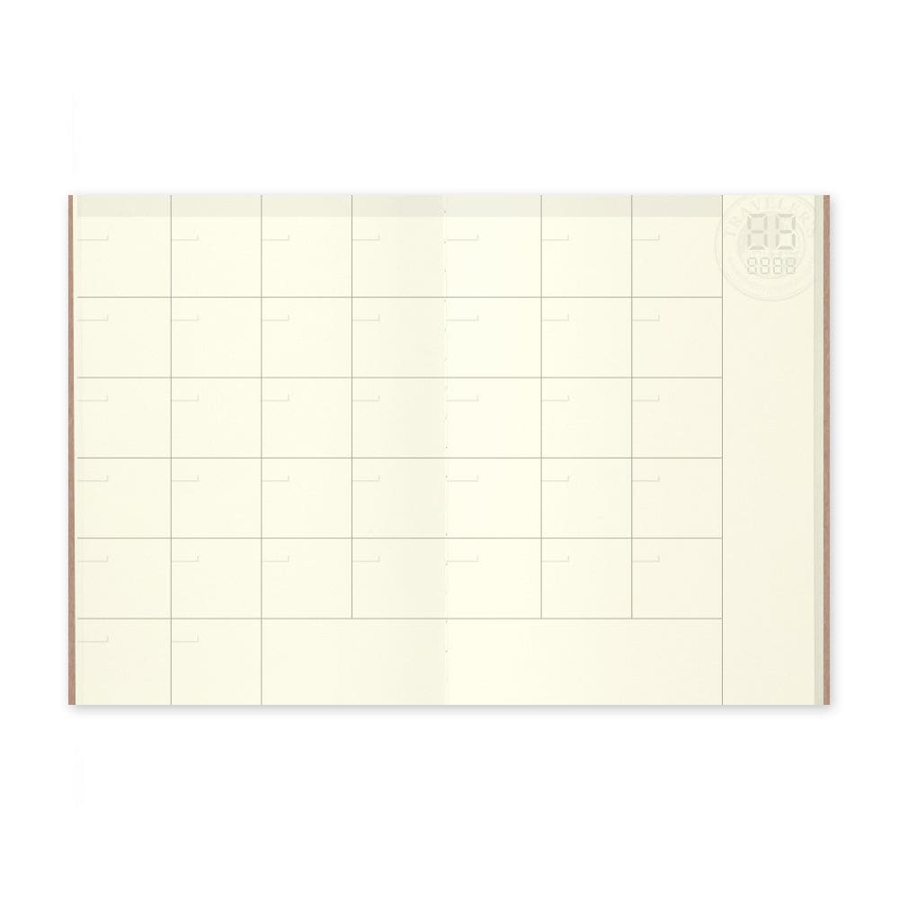 TRAVELER'S notebook Refill <Passport size> Free diary <Monthly> 006 - The Outsiders 