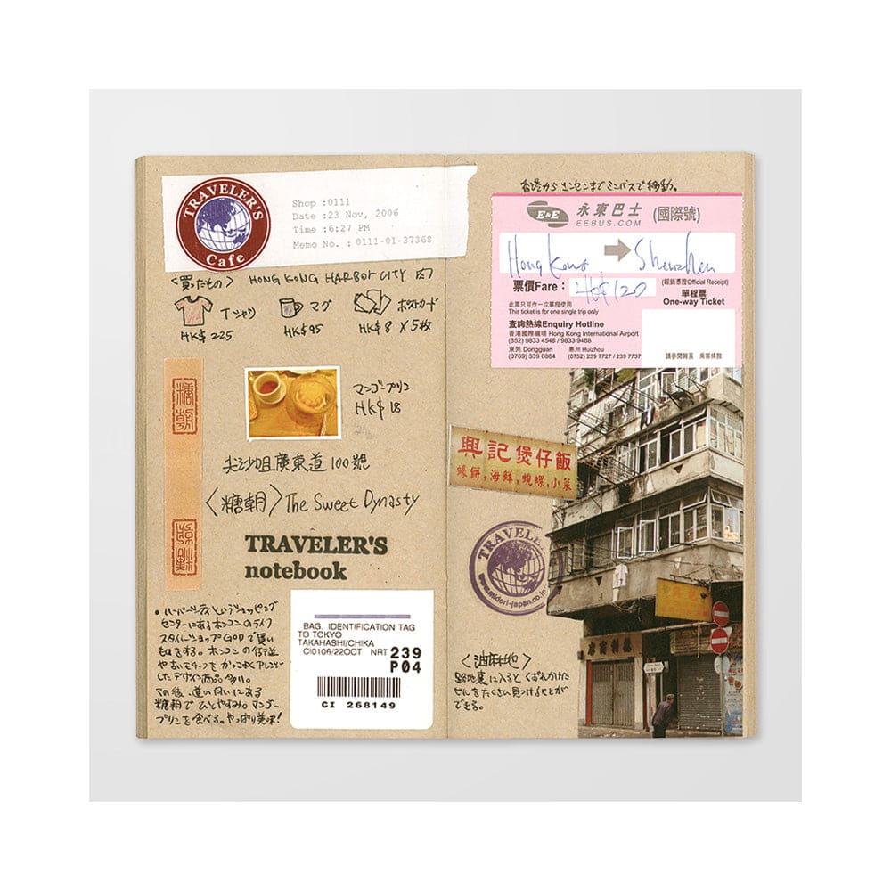 TRAVELER'S notebook Refill Kraft Paper Notebook 014 - The Outsiders 