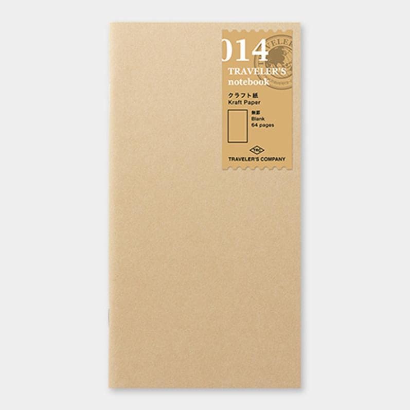 TRAVELER’S notebook Refill Kraft Paper Notebook 014 - Paper