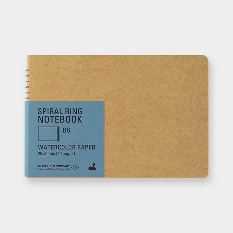 TRC SPIRAL RING NOTEBOOK <B6> Watercolor Paper - The Outsiders 